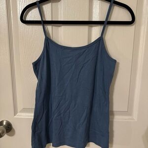 Blue Women's Spaghetti Strap Top